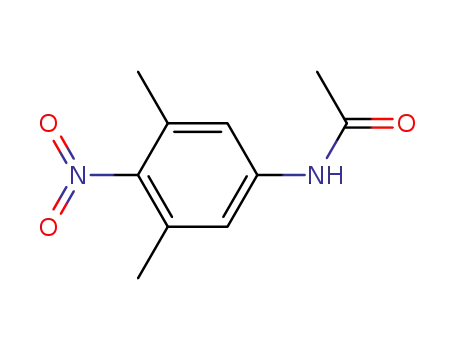 Molecular Structure of 101552-36-7 (Acetamide, N-(3,5-dimethyl-4-nitrophenyl)-)