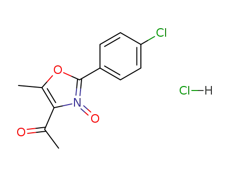 1-[2-(4-chloro-phenyl)-5-methyl-3-oxy-oxazol-4-yl]-ethanone; hydrochloride