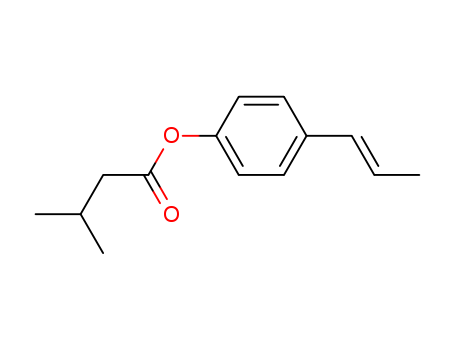 Butanoic acid, 3-methyl-, 4-(1-propenyl)phenyl ester