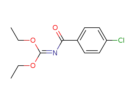 Molecular Structure of 15146-38-0 (N-(p-Chlorbenzoyl)-imino-kohlensaeure-diethylester)