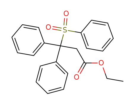 3-Benzenesulfonyl-3,3-diphenyl-propionic acid ethyl ester