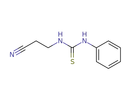 Molecular Structure of 59669-99-7 (1-(2-cyanoethyl)-3-phenyl-thiourea)