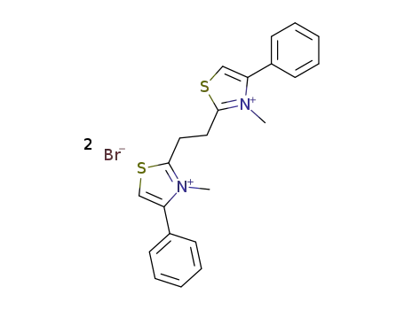 3,3'-dimethyl-4,4'-diphenyl-2,2'-ethane-1,2-diyl-bis-thiazolium; dibromide