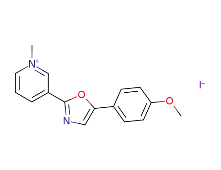 5-[5-(4-methoxy-phenyl)-oxazol-2-yl]-1-methyl-pyridinium; iodide