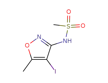 <i>N</i>-(4-iodo-5-methyl-isoxazol-3-yl)-methanesulfonamide