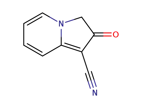 Molecular Structure of 60847-47-4 (2,3-Dihydro-2-oxo-1-indolizinecarbonitrile)