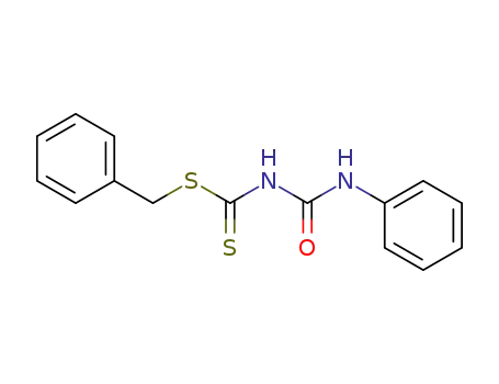Molecular Structure of 5729-40-8 (N-<Benzylmercapto-thiocarbonyl>-N'-phenyl-harnstoff)