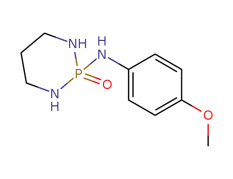 Molecular Structure of 7355-54-6 (N-(4-methoxyphenyl)-1,3,2-diazaphosphinan-2-amine 2-oxide)