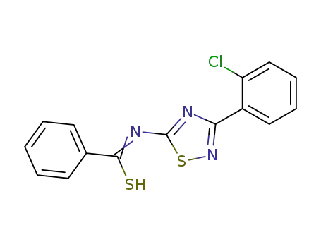 <i>N</i>-[3-(2-chloro-phenyl)-[1,2,4]thiadiazol-5-yl]-thiobenzamide