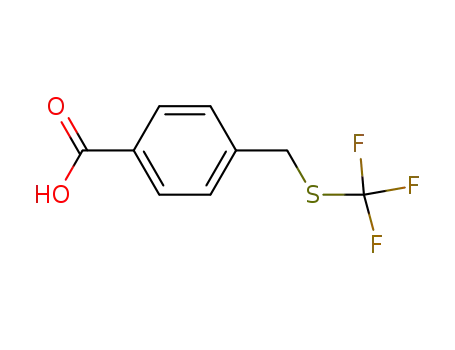 <4-Carboxy-benzyl>-trifluormethyl-sulfid