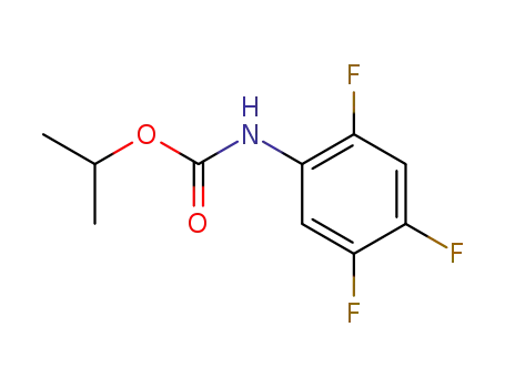 Molecular Structure of 2354-92-9 (propan-2-yl (2,4,5-trifluorophenyl)carbamate)