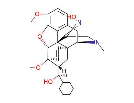 19<i>anti</i>-((<i>R</i>)-1-cyclohexyl-1-hydroxy-ethyl)-4,5α-epoxy-3,6-dimethoxy-17-methyl-6β,14-ethano-morphin-7-en-15-one (<i>E</i>)-oxime