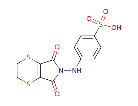 4-(5,7-dioxo-2,3,5,7-tetrahydro-[1,4]dithiino[2,3-<i>c</i>]pyrrol-6-ylamino)-benzenesulfonic acid