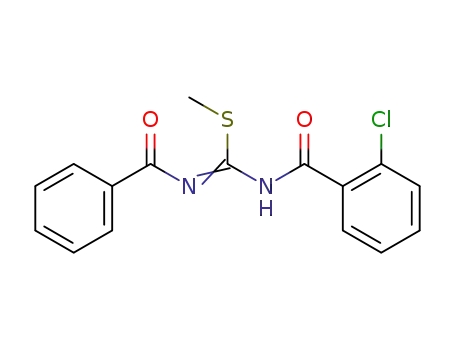 1-benzoyl-3-(2-chloro-benzoyl)-2-methyl-isothiourea