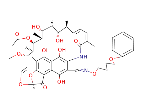 3-[(4-フェノキシブトキシ)イミノメチル]リファマイシン