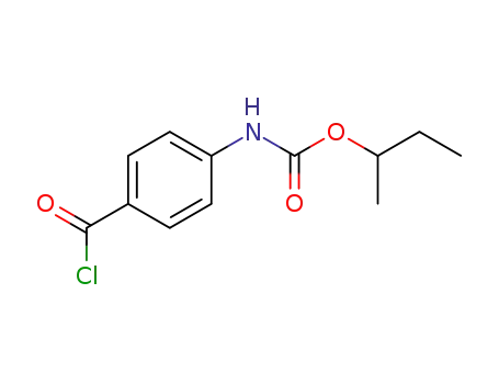 (4-Chlorocarbonyl-phenyl)-carbamic acid sec-butyl ester