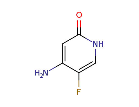 Molecular Structure of 105252-98-0 (2(1H)-Pyridinone,4-amino-5-fluoro-(9CI))