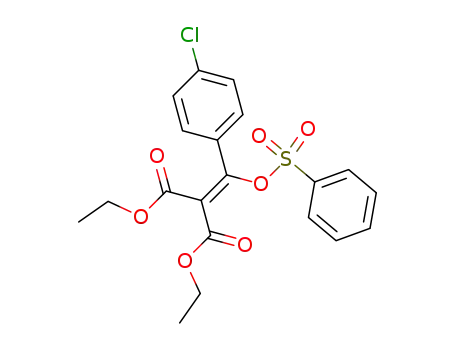 1-p-Chlorphenyl-2.2-diethoxycarbonylvinylbenzolsulfonat