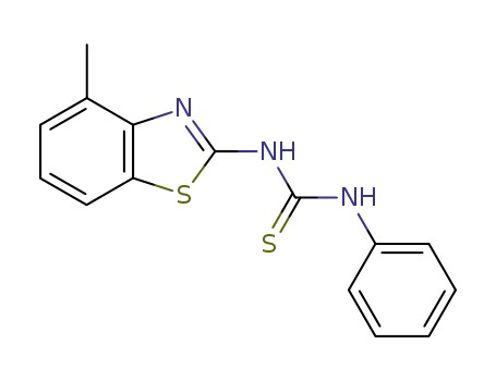 1-(4-methyl-benzothiazol-2-yl)-3-phenyl-thiourea