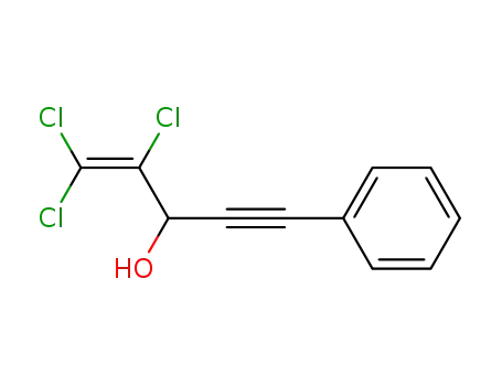 1,1,2-Trichlor-5-phenyl-pent-1-en-4-in-3-ol