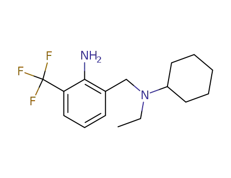 2-[(Cyclohexyl-ethyl-amino)-methyl]-6-trifluoromethyl-phenylamine