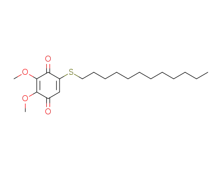 Molecular Structure of 53033-65-1 (5-(dodecylsulfanyl)-2,3-dimethoxycyclohexa-2,5-diene-1,4-dione)
