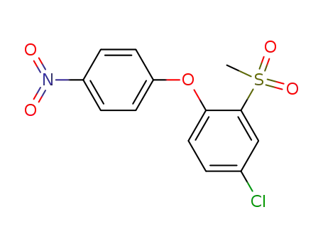 4-Chloro-2-methanesulfonyl-1-(4-nitro-phenoxy)-benzene