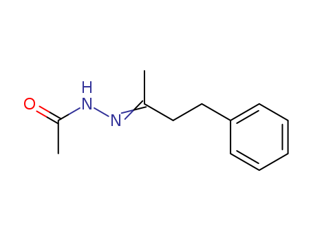 Aceticacid, 2-(1-methyl-3-phenylpropylidene)hydrazide