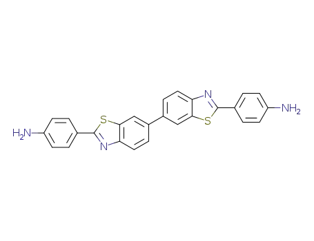 Molecular Structure of 17200-79-2 (Benzenamine, 4,4'-[6,6'-bibenzothiazole]-2,2'-diylbis-)