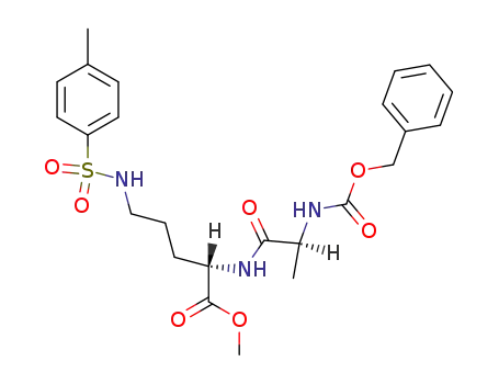 Benzyoxycarbonyl-L-alanyl-<N<sup>δ</sup>-tosyl>-L-ornithin-methylester