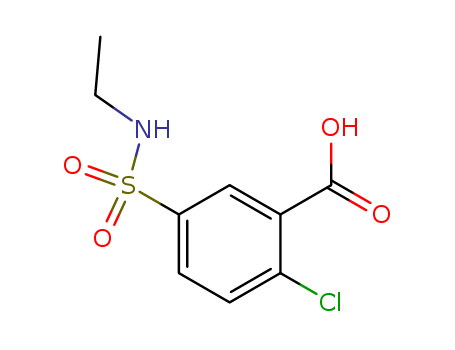 2-chloro-5-[(ethylamino)sulfonyl]benzoic acid