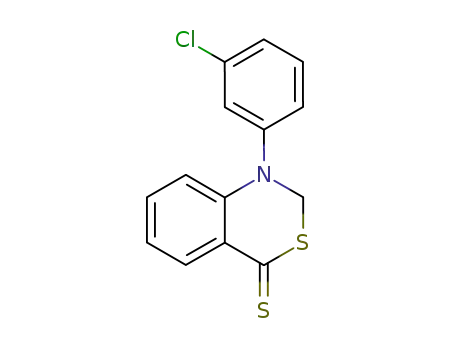 1-(3-chloro-phenyl)-1,2-dihydro-benzo[<i>d</i>][1,3]thiazine-4-thione