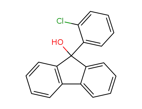 Molecular Structure of 42074-47-5 (9-(2-chloro-phenyl)-fluoren-9-ol)