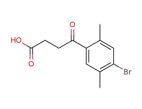 Molecular Structure of 30098-34-1 (4-(4-BroMo-2,5-diMethylphenyl)-4-oxobutanoic acid)