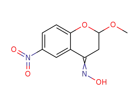 2-Methoxy-6-nitro-chroman-4-one oxime