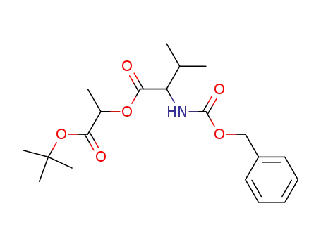 DL-Carbobenzoxy-valinyl-milchsaeure-O-tert.-butylester