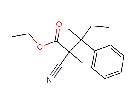 2-Cyan-2.3-dimethyl-3-phenyl-pentansaeure-ethylester