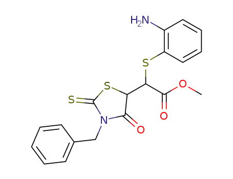 methyl [(2-aminophenyl)sulfanyl](3-benzyl-4-oxo-2-thioxo-1,3-thiazolidin-5-yl)acetate
