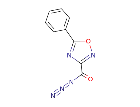 Molecular Structure of 7746-97-6 (1,2,4-Oxadiazole-3-carbonyl azide, 5-phenyl-)