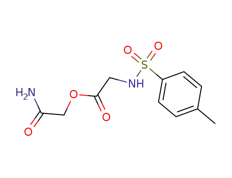 N-<p-Tolyl-sulfonyl>-glycyl-<carbamoylmethylester>