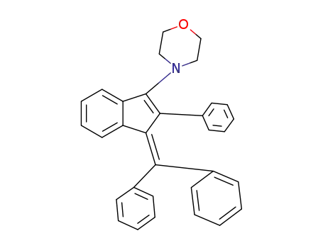 Morpholine, 4-[1-(diphenylmethylene)-2-phenyl-1H-inden-3-yl]-