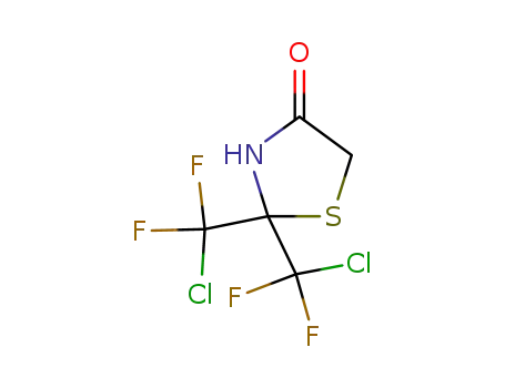2,2-bis-(chloro-difluoro-methyl)-thiazolidin-4-one