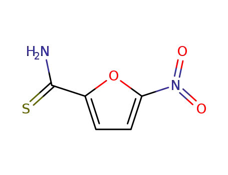 Molecular Structure of 59-84-7 (2-Furancarbothioamide, 5-nitro-)