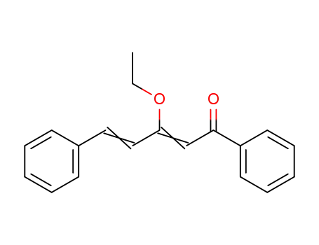 3-Aethoxy-1,5-diphenyl-2,4-pentadien-1-on