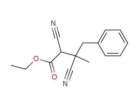 α,β-Dicyan-β-benzyl-buttersaeureaethylester