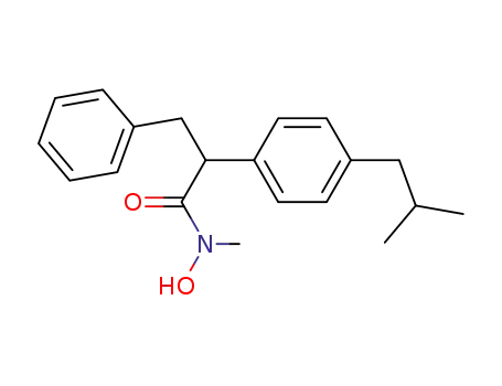 N-Hydroxy-2-(4-isobutyl-phenyl)-N-methyl-3-phenyl-propionamide