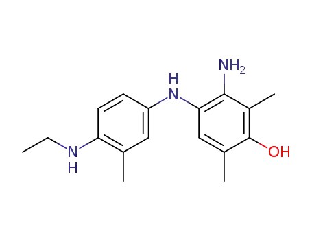 3-Amino-4-(4-ethylamino-3-methyl-phenylamino)-2,6-dimethyl-phenol
