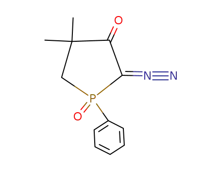 3-Phospholanone, 2-diazo-4,4-dimethyl-1-phenyl-, 1-oxide