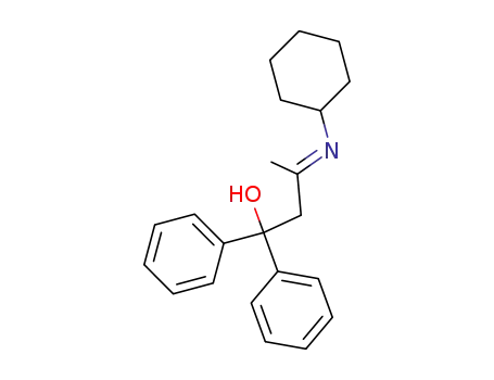 Benzenemethanol, a-[2-(cyclohexylimino)propyl]-a-phenyl-