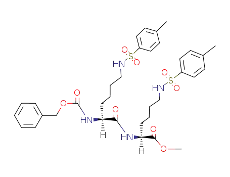 N<sup>α</sup>-Carbobenzyloxy-N<sup>ε</sup>-tosyl-L-lysyl-N<sup>ε</sup>-tosyl-L-lysin-methylester